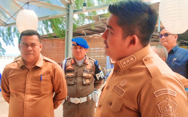 Bupati Bintan Roby Kurniawan SPWK saat Hadiri Musrembang 