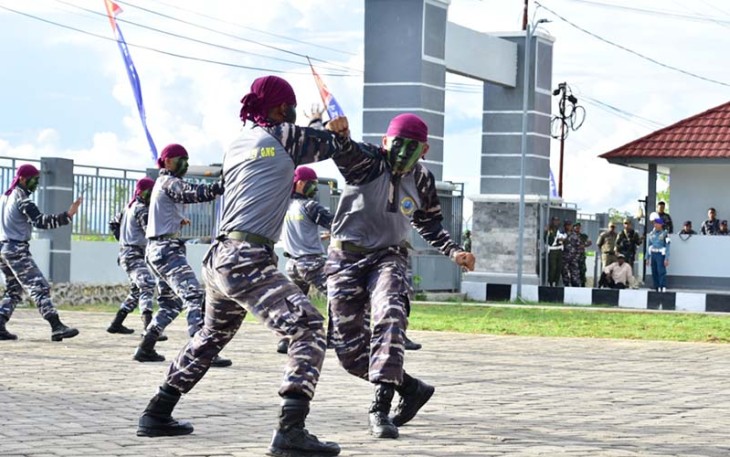 Parjurit saat unjuk kemampuan