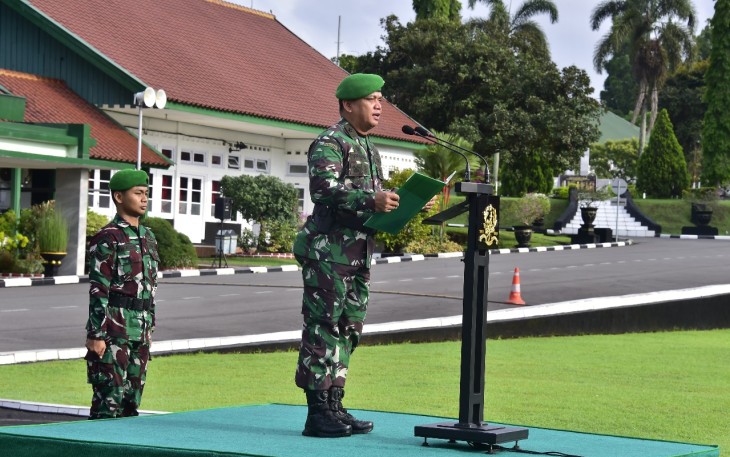 Akademi Militer Menumbuhkan Patriotik dan Netralitas TNI  dalam Upacara Bendera