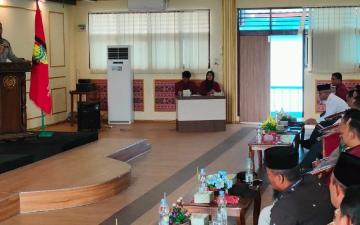 Kapolres, AKBP Imam Zamroni, SIK, MH,saat menghadiri Darul Arqam Madya Nasional (Damnas) IMM Tapsel-Padangsidmpuan, Rabu (9/8/2023) pagi.