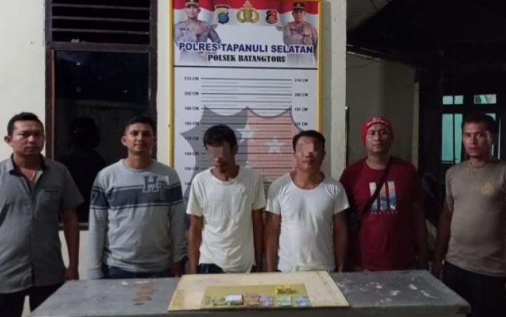 Dua Penjudi Terjaring Operasi Pekat Polsek Batang Toru