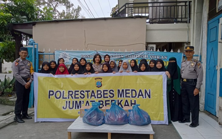 Polrestabes Medan Cooling System di Rumah Ma'had Tahfidzul Quran Raudhatul Musthofa 