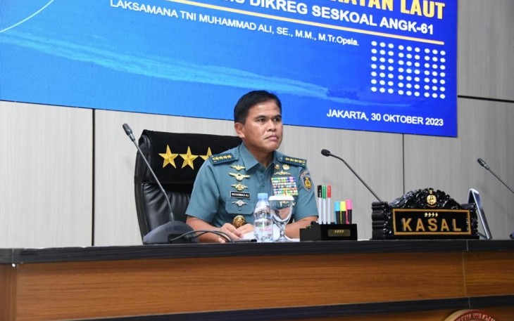 Kepala Staf TNI Angkatan Laut Laksamana TNI Muhammad Ali 