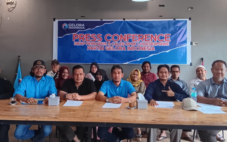 12 Caleg DPRK Lhokseumawe dari Partai Gelora Indonesia Mundur dari Proses Pemilu 2024