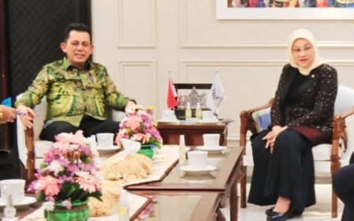 Gubernur Ansar Bahas Alat Workshop BLK Karimun dengan Menteri Tenaga Kerja RI Ida Fauziyah 
