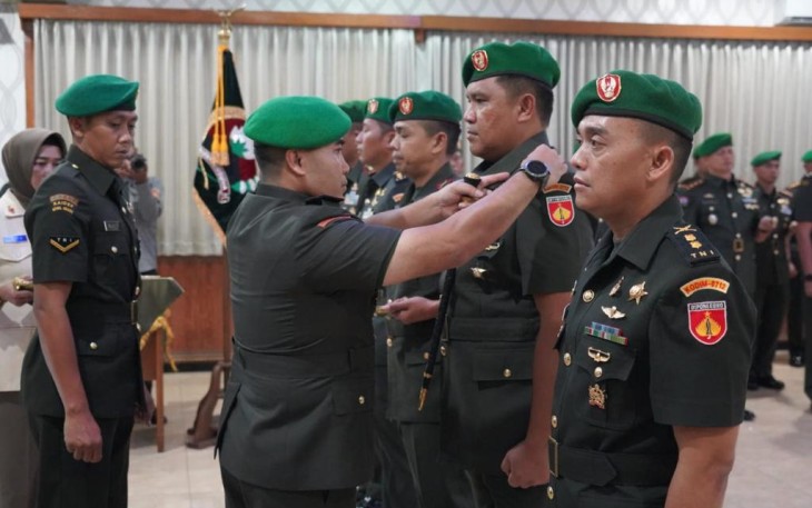Danrem Wijayakusuma saat Pimpin Sertijab Tiga Jabatan Strategis