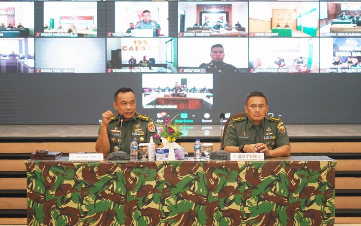 Staf Teritorial TNI AD Menyelenggarakan Sosialisasi Doktrin Teritorial di Kodam IX/Udayana