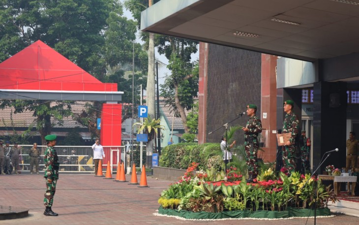 Dandim 0418/Palembang Pimpin Upacara Peringatan Hari Sumpah Pemuda ke-95