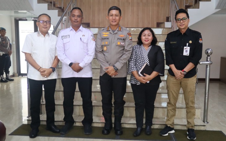 Bawaslu Deliserdang Audiensi ke Mapolrestabes Medan 