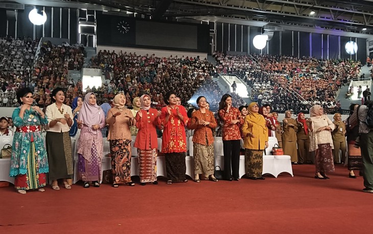 Ketua Umum Dharma Pertiwi Hadiri Acara Hari Ibu ke-95 Tahun 2023 di Istora Senayan