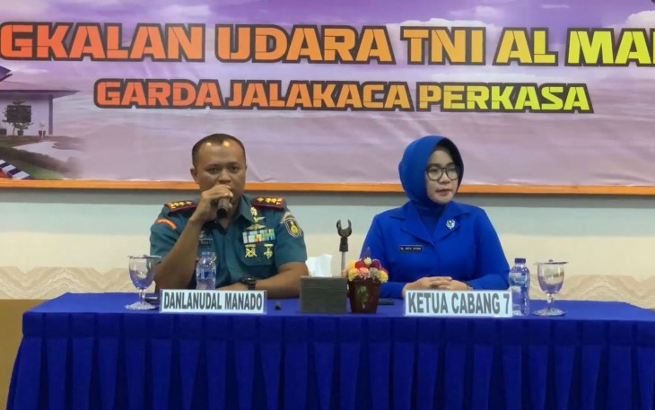 Komandan Lanudal Manado Berikan Santiaji