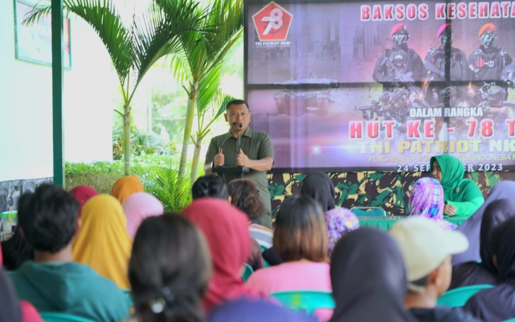 Danrem 121/Abw Buka Kegiatan Bhakti Kesehatan