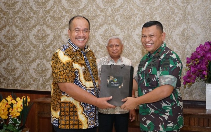 Bupati Asahan Temu Ramah Bersama Danrem 022/PT