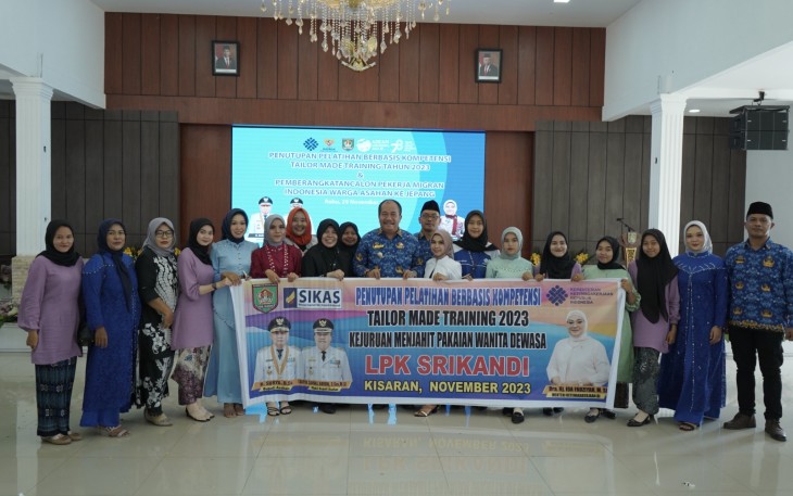 Wakil Bupati Asahan Tutup Pelatihan Berbasis Kompetensi Tailor Made Training Tahun 2023