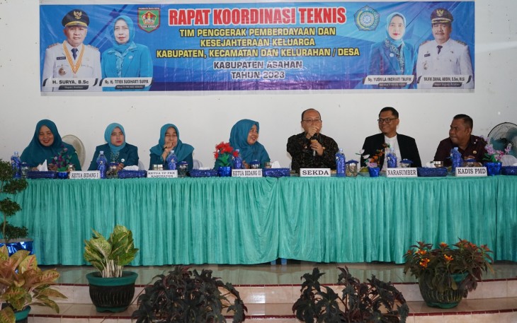 Bupati Asahan Buka Rakornis TP PKK Kabupaten Asahan 