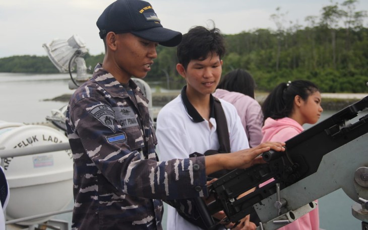  Koarmada III Terima Kunjungan Pelajar Sekolah 