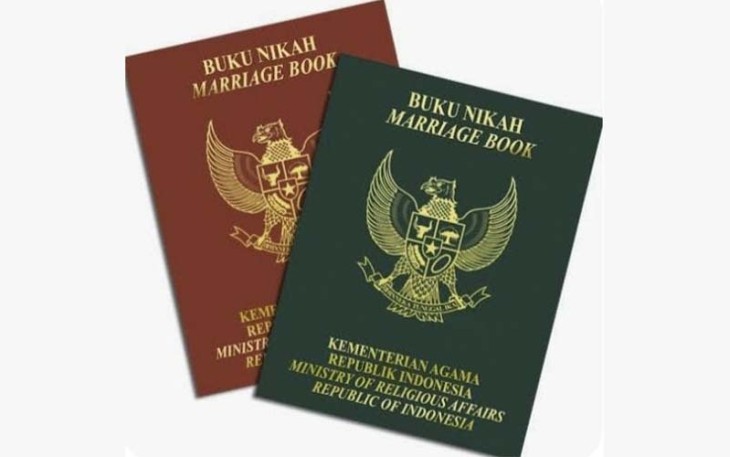 ilustrasi buku nikah
