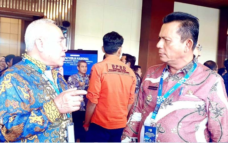 Gubernur Ansar (Kanan) saat di Rapat Kerja Nasional (Rakernas) Asosiasi Pemerintah Provinsi Seluruh Indonesia (APPSI) 2023 di Balikpapan.