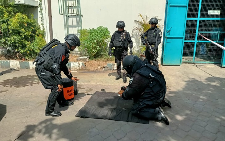 Puslatmar Kodiklatal Gelar Latihan Pengamanan Objek Vital Nasional