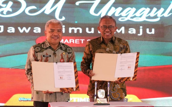 Bank Jatim MoU Disnakertrans Jatim Penyediaan Tenaga Magang