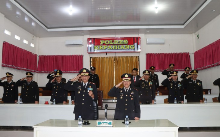 Polres Kepahiang Ikuti Peringatan Hari Lahir Pancasila Secara Virtual  