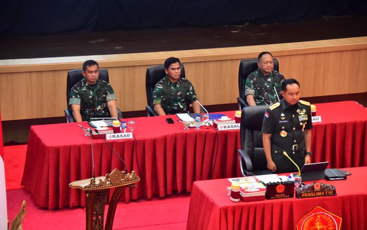  Entry Briefing Panglima TNI Jenderal TNI Agus Subiyanto