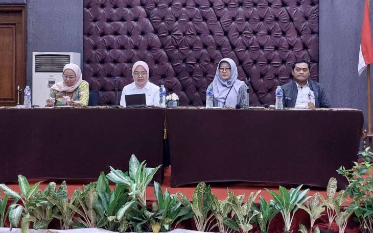 Ditjen Bina Pembangunan Daerah Kemendagri saat menyelenggarakan rapat koordinasi pada Rabu (23/82023) di Hotel Park Regis Arion Jakarta.  