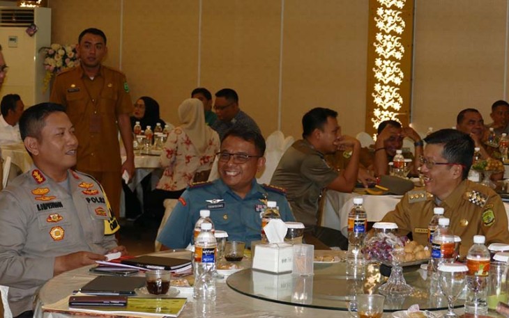 Danlanudal Tanjungpinang Hadiri Rapat Forkopimda Triwulan IV 2023