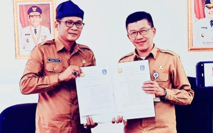 Kunjungan Teguh Susanto beserta rombongan disambut langsung oleh Kadiskominfo Provinsi Kepri Hasan di Collaboration Room Diskominfo Kepri, Gedung B2, Lt.3, Kantor Gubernur, Dompak, Senin (06/02). 
