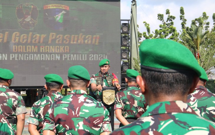 Apel Gelar Pasukan Kesiapan Pengamanan Pemilu 2024