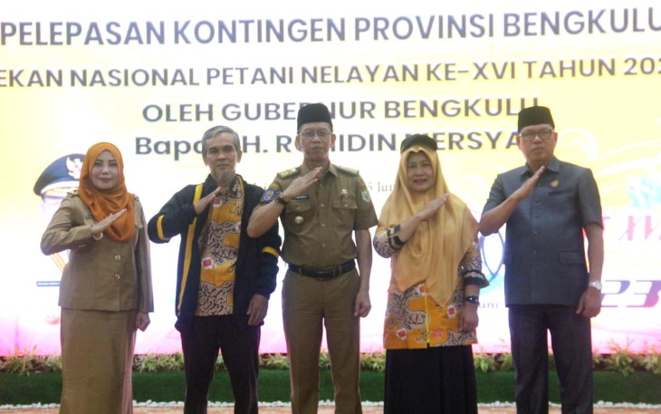 Provinsi Bengkulu Kirim 590 Kontingen PENAS Petani Nelayan 2023 ke Padang