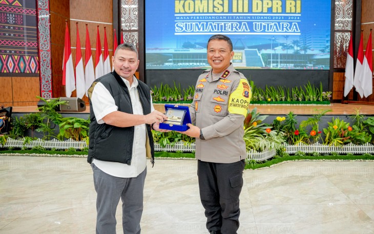  Komisi III DPR RI mengapresiasi kinerja Polda Sumut dan jajarannya dalam memberantas peredaran narkoba di wilayah Provinsi Sumatera Utara