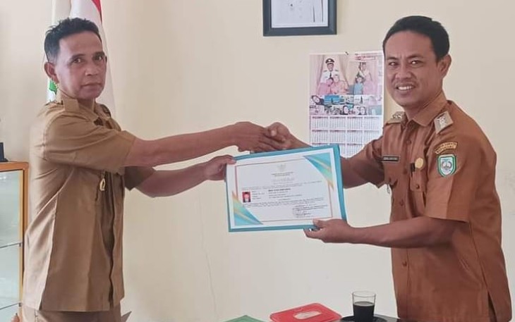 Kepala Desa Taba Saling Irda Yuda Hartawan