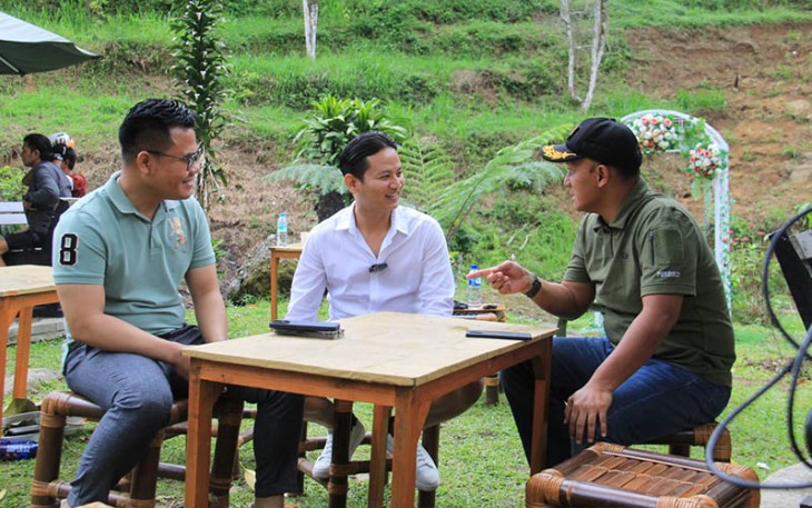 Ngopi Bareng Dandim, Bupati dan Kapolres di Agrowisata Dilem Wilis Trenggalek