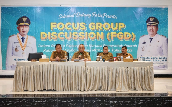 Bupati Asahan Buka Focus Group Discussion 
