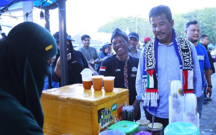 Kepala BP Batam sekaligus Sesepuh Viking Kepri, Muhammad Rudi Saat Meninjau Penyelenggaraan Festival Nusantara Viking Bintan Island 