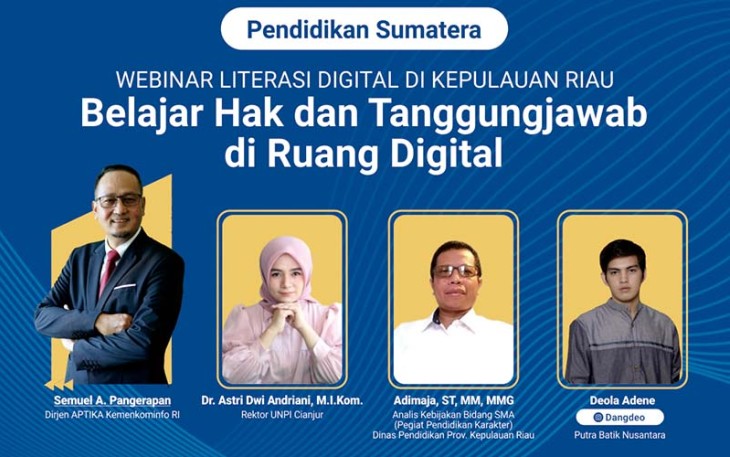 Webinar Literasi Digital “Literasi Digital– Belajar Hak dan Tanggungjawab di Ruang Digital”
