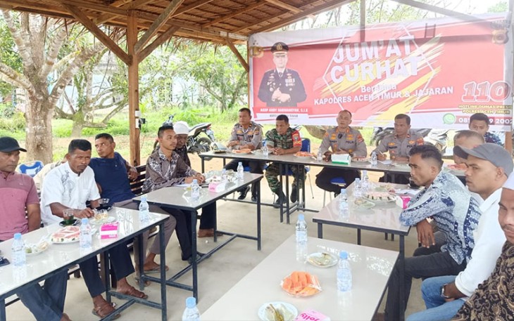 Jumat Curhat Polres Aceh Timur