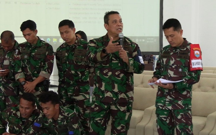 Koarmada III Gelar Tactical Floor Game Latihan Penanggulangan Bencana 