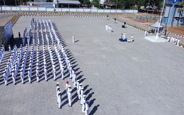 106 Dikmaba dan 151 Dikmata TNI AL Angkatan XLIII TA 2023 Satdik-2 Kodiklatal  