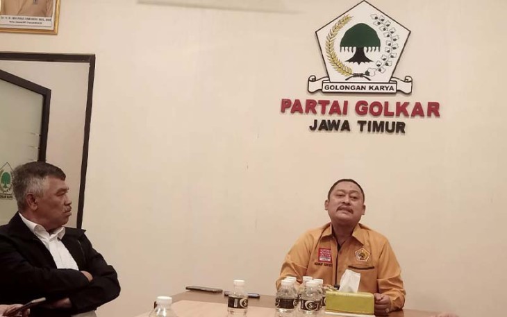 Ketua MKGR Jatim Kodrat Sunyoto, Selasa (5/9/2023).  