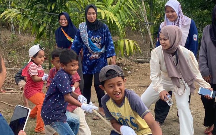 Pemdes Desa Temdak Gelar berbagai perlombaan