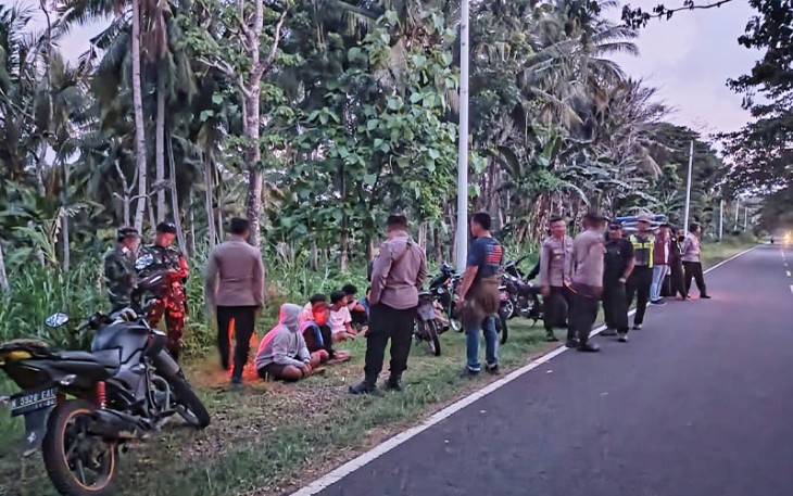 Polres Malang Bubarkan Aksi Balap Liar di Jalur Lintas Selatan