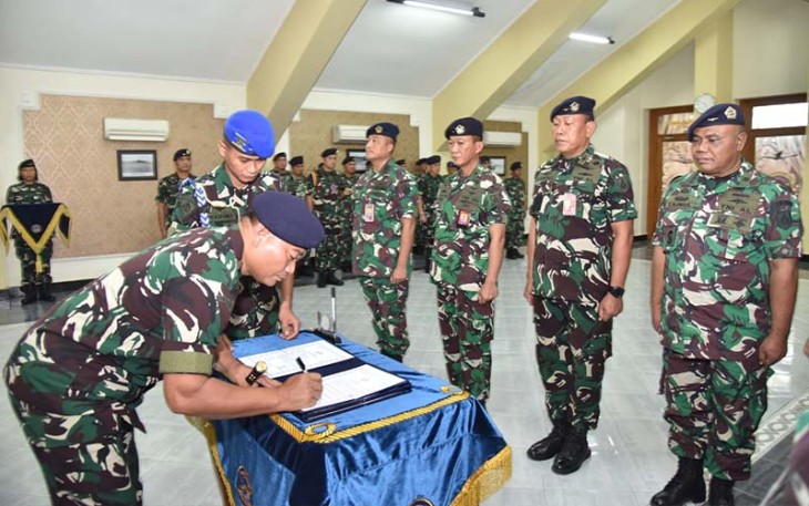 Serah Terima Jabatan Dirrenbang, Dirops, Dirpers dan Dirlambangja Puspenerbal