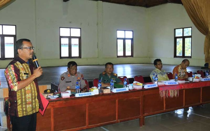 Wakil Bupati Samosir saat Buka Musrenbang Kecamatan Onan Runggu