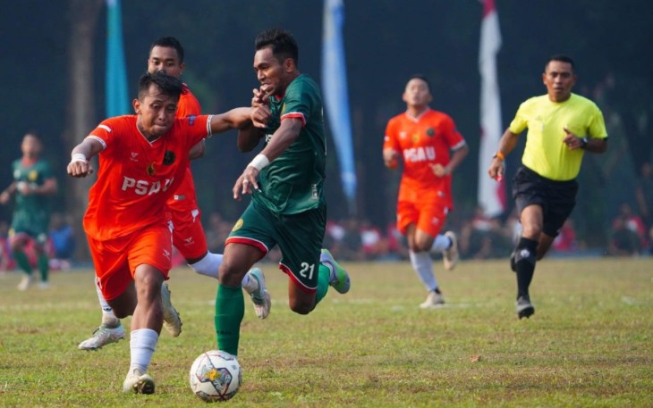 Pertandingan final sepakbola menjadi puncak perhelatan Piala Panglima TNI tahun 2023 dalam rangka HUT Kemerdekaan RI ke-78