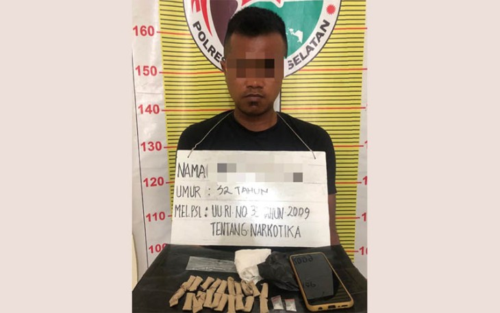 Guna pemeriksaan lebih lanjut, tersangka RH dan barang bukti diamankan di Mako Polres Tapsel.