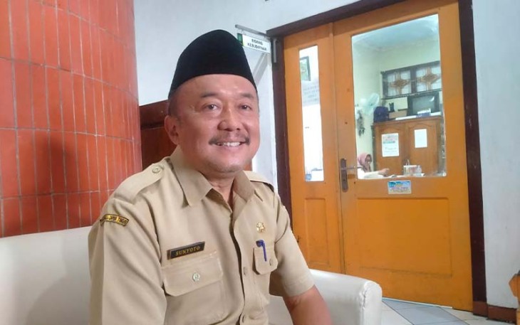 Kepala Dinas Pariwisata dan Kebudayaan, Kabupaten Trenggalek, Sunyoto, saat dikonfirmasi di Kantor Dinas Pariwisata dan Kebudayaan, Selasa (28/3/2023).