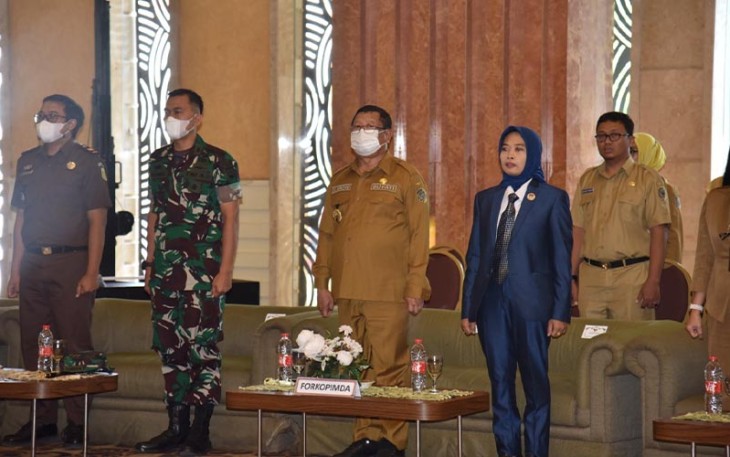 Dandim saat Dampingi Bupati Hadiri Pelantikan PPS Kabupaten Tulungagung