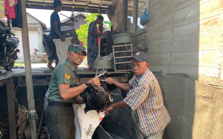 Program Bakti Kemandirian Masyarakat Kodim 1001/HSU-BLG